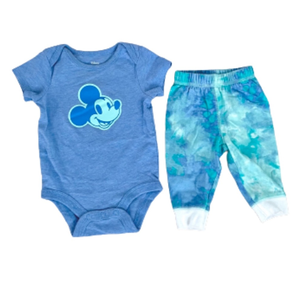 Tie dye Disney Mickey Mouse 2 pc set